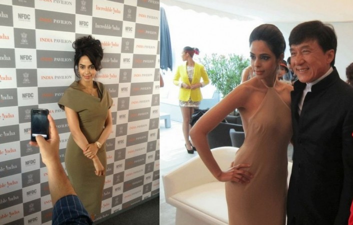 Mallika Sherawat at 65th Cannes Film Festival 2012. Image Credit: Twitter/ Mallika Sherawat Mallika Sherawat at 65th Cannes Film Festival 2012. Image Credit: Twitter/ Mallika Sherawat