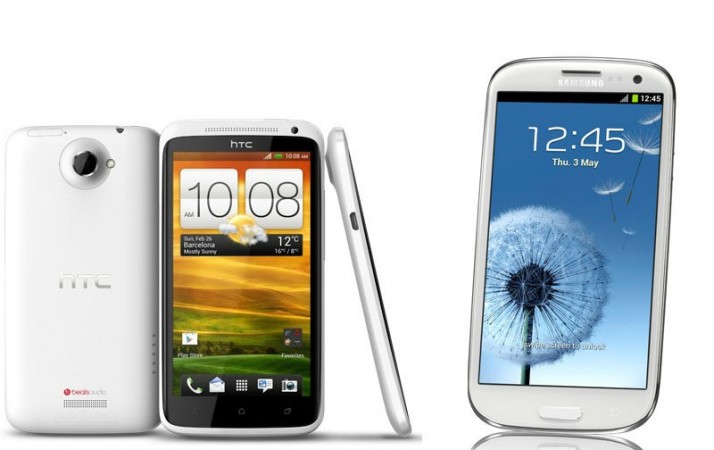 HTC One X and Samsung Galaxy S3 HTC One X and Samsung Galaxy S3