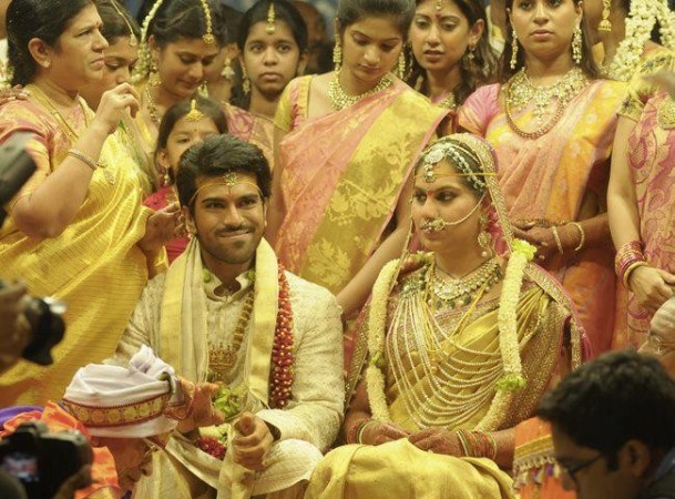 Ram Charan Teja weds Upasana Kamineni (Facebook) Ram Charan Teja weds Upasana Kamineni