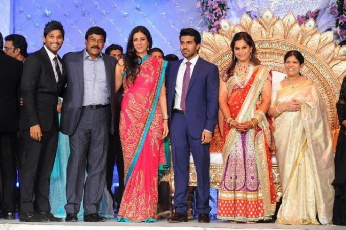 Ram Charan Teja and Upasana Kamineni Reception (Facebook) Ram Charan Teja and Upasana Kamineni Reception