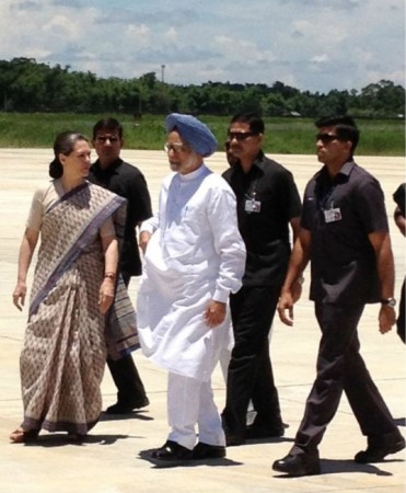 Prime Minister Manmohan Singh and UPA chairperson Sonia Gandhi