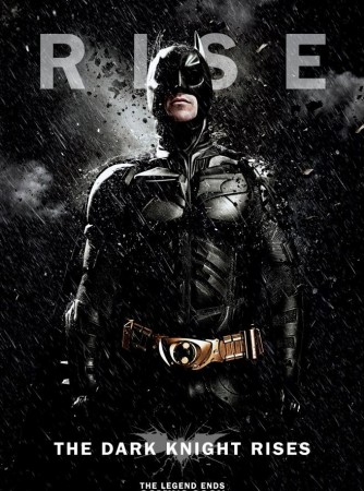 "The Dark Knight Rises" movie poster Courtesy; Warner Bros. Pictures (India)