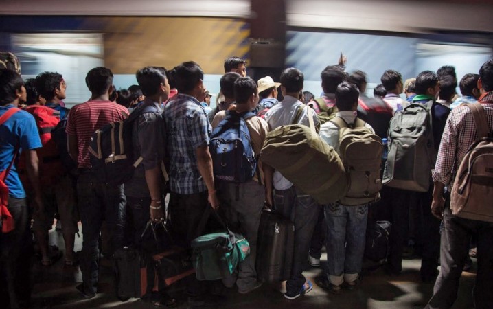 North-East Indians Fleeing
