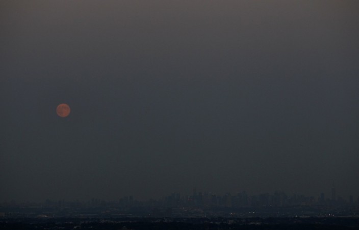 A full moon known as a Blue moon
