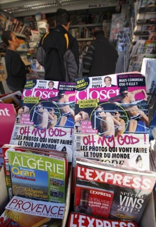 French Magazine Closer Carrying Kate Middleton's Topless Pictures Out on Stands