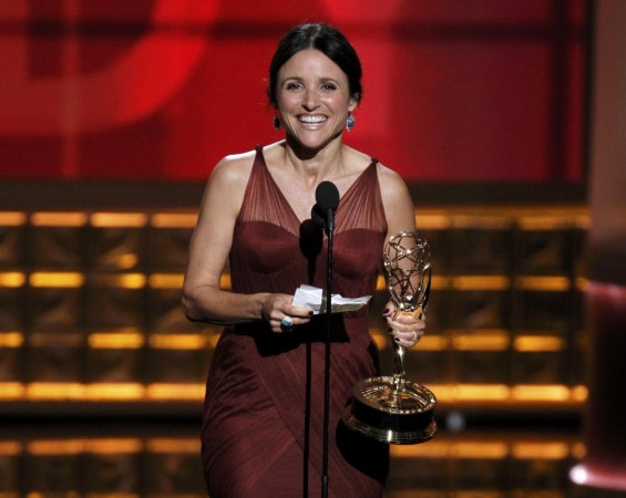 Julia Louis-Dreyfus accepts the award for outstanding lead actress in a comedy series at the 64th Primetime Emmy Awards in Los Angeles Julia Louis-Dreyfus