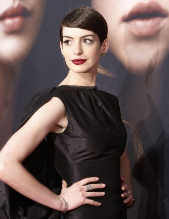 Actress Anne Hathaway arrives for the premiere of Les Miserables in New York Anne Hathaway