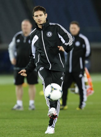 Lampard is moving to Manchester City on a loan deal Frank Lampard