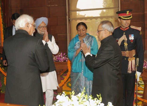 Shri Pranab Mukherjee, Hamid Ansari, Meira Kumar, Manmohan Singh
