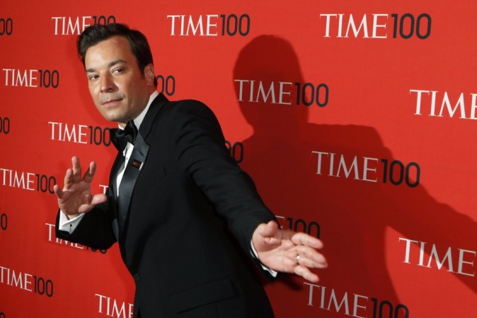 Television host Jimmy Fallon arrives for the Time 100 gala celebrating the magazine's naming of the 100 most influential people in the world for the past year, in New York, April 23, 2013. REUTERS/Lucas Jackson Jimmy Fallon