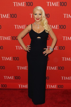 Singer Christina Aguilera arrives for the Time 100 gala celebrating the magazine's naming of the 100 most influential people in the world for the past year, in New York, April 23, 2013. REUTERS/Lucas Jackson Singer Christina Aguilera