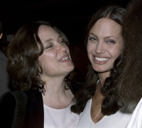 File photo of Angelina Jolie and her mother at a film premiere in Hollywood Angelina Jolie with her mother