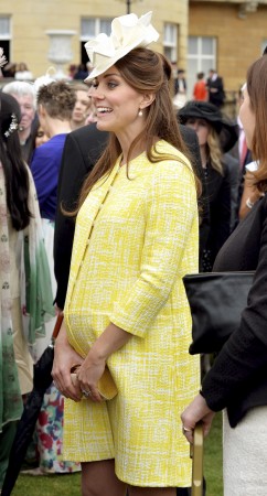 Britain's Catherine, Duchess of Cambridge attends a garden party at Buckingham Palace in London Duchess of Cambridge
