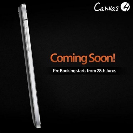 Micromax Canvas 4 Pre-Order Window Opens