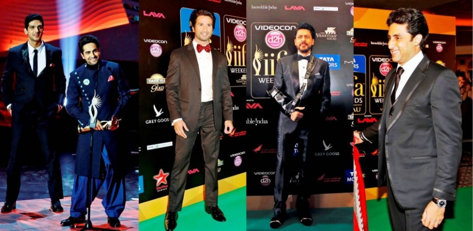 Zayed Khan, Ayushmann Khurrana, Shahid Kapoor, Shah Rukh Khan, Abhishek Bachchan IIFA Awards 2013