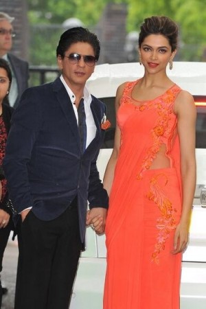 Deepika Padukone and Sharukh Khan