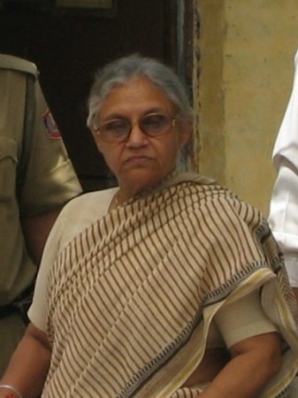 Delhi Chief Minister Sheila Dikshit