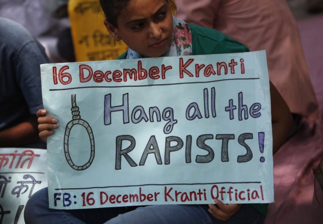A demonstrator protest in New Delhi September 1, 2013.