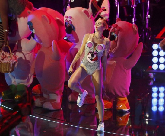 Singer Miley Cyrus performs Miley Cyrus