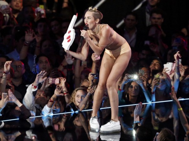 Singer Miley Cyrus performs Miley Cyrus