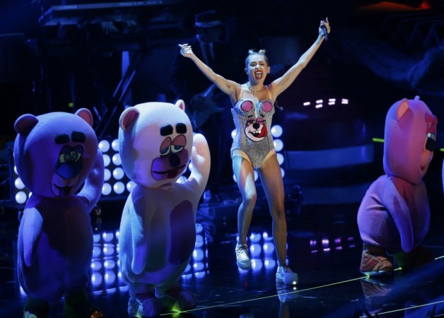 Singer Miley Cyrus performs Miley Cyrus