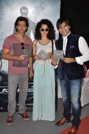 Hrithik Roshan, Kangana Ranaut, Vivek Oberoi