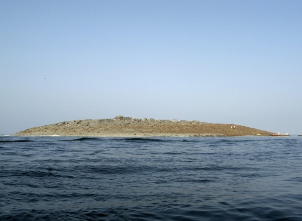 An island that rose from the sea following an earthquake is pictured off Pakistan's Gwadar coastline in the Arabian Sea. An island that rose from the sea following an earthquake is pictured off Pakistan's Gwadar coastline in the Arabian Sea.