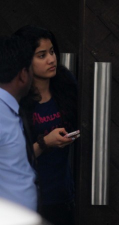 Sridevi's daughter Jhanvi spotted on the sets of Jai Ho shooting