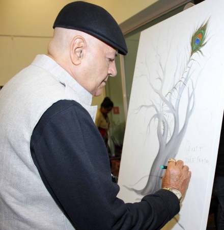 Prem Chopra at Rakhi Bedi's Art Show Prem Chopra