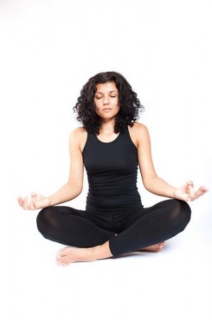 An intervention program that combines yoga and meditation can help manage prehypertension, often referred to as borderline high blood pressure. (RelaxingMusic/Flickr) Yoga