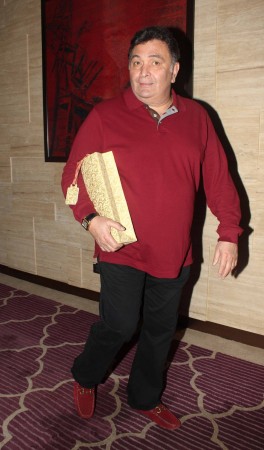 Rishi Kapoor at Asin Thottumkal's birthday party Rishi Kapoor