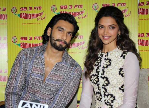 Deepika Padukone and Ranveer Singh promote ‘Ram-Leela’ at Radio Mirchi Deepika Padukone, Ranveer Singh
