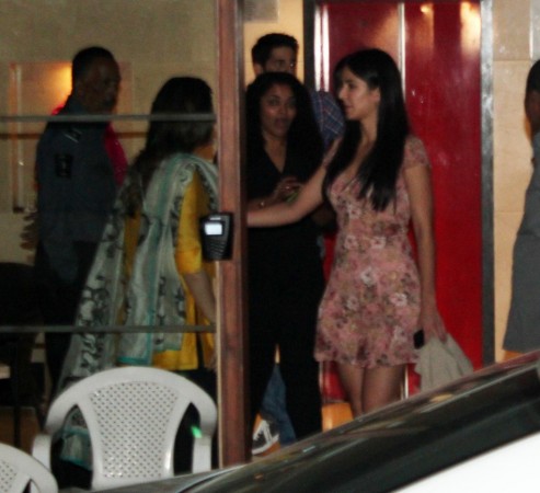Katrina pats Kareena before departing (Varinder Chawla) Katrina pats Kareena before departing (Varinder Chawla)