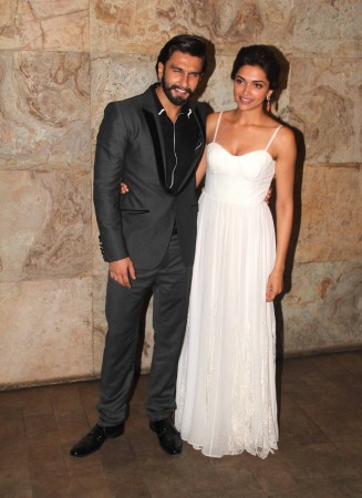 Deepika Padukone and Ranveer Singh at Ram-leela special screening Deepika Padukone, Ranveer Singh (Varinder Chawla)