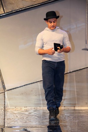 Aamir Khan at “Dhoom 3” merchandise launch event Aamir Khan