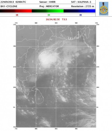 Latest Satellite image of Cyclone Helen Latest Satellite image of Cyclone Helen