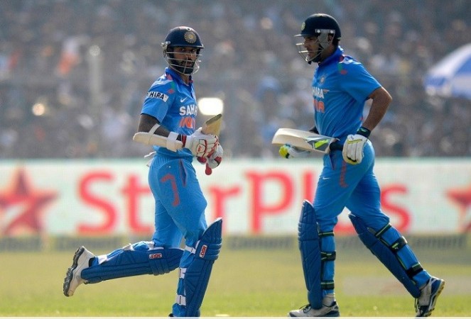 Shikhar Dhawan and Yuvraj Singh put together a century partnership. BCCI Yuvraj Dhawan India