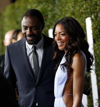 Idris Elba and Naomie Harris pose at the premiere of Idris Elba, Naomie Harris