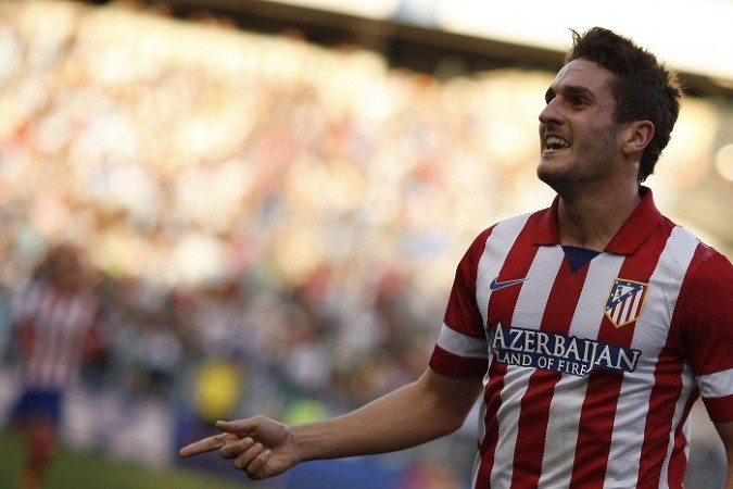 Atletico Madrid midfielder Koke celebrates his goal against Malaga in La Liga, January 4. Reuters Koke Atletico Madrid