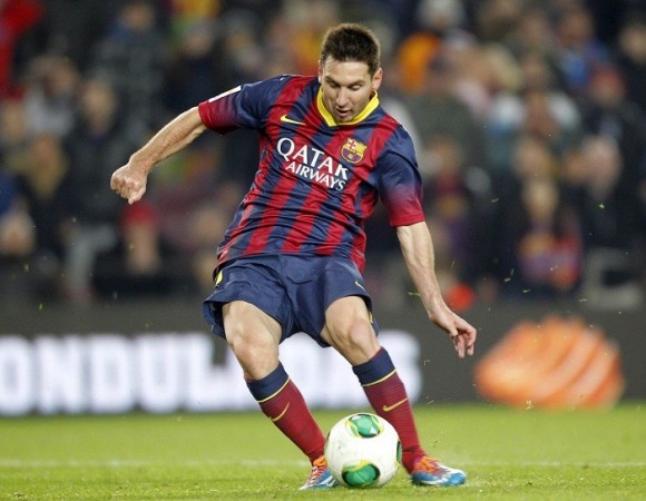 Barcelona's Lionel Messi