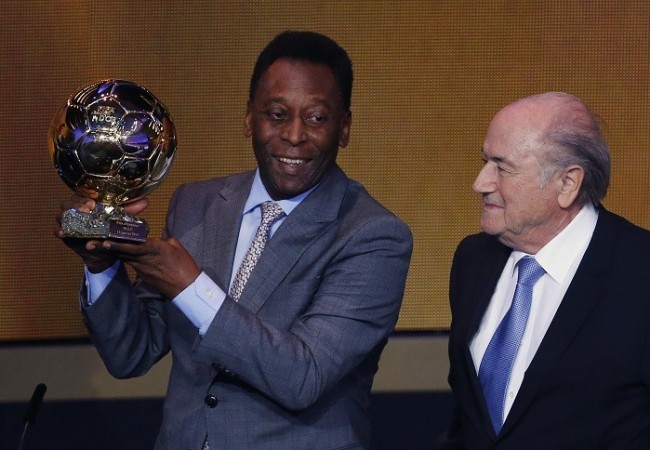 Pele took to Twitter to reduce concerns over his health Pele Sepp Blatter