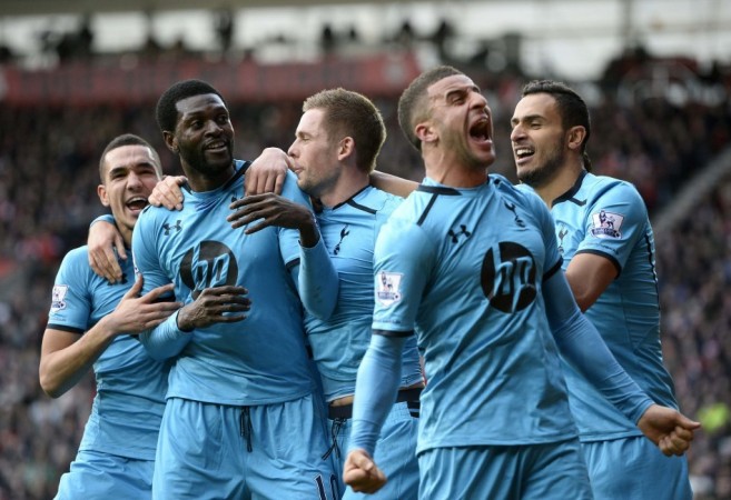 Sherwood has put Adebayor back in the starting line-up. Tottenham