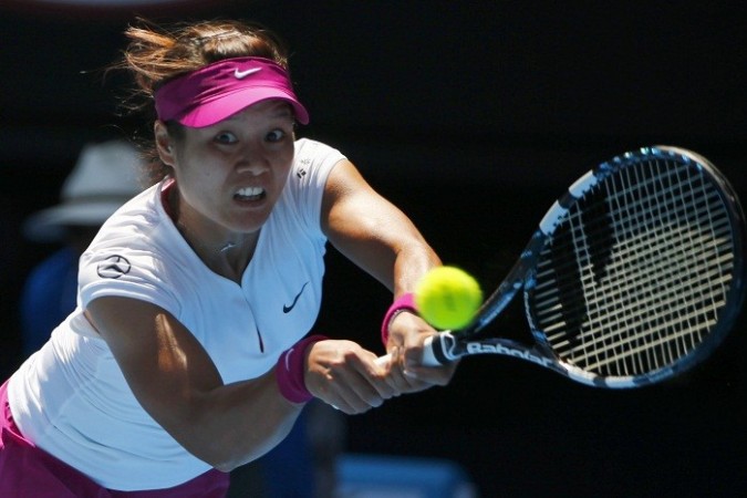 Li Na fires a backhand during her semifinal against Eugenie Bouchard in the Australian Open, 23 January. Reuters Li Na Australian Open