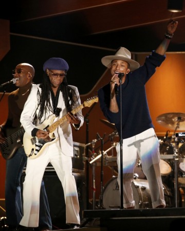 Rogers and Williams perform Daft Punk's Rogers, Williams