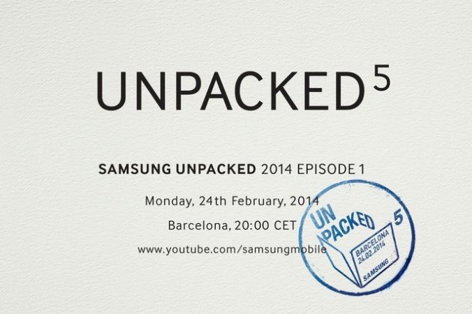 Samsung Unpacked 2014 Live Stream: Watch Galaxy S5 Launch Live Online