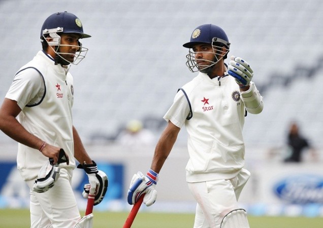 Rohit Sharma and Ajinkya Rahane have a big job to do for India on Day 3 of the first Test against New Zealand. Reuters Rohit Sharma Ajinkya Rahane India