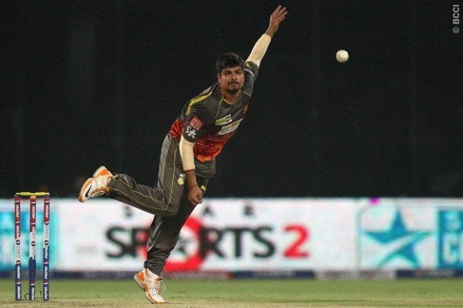 Karan Sharma will remain with the Sunrisers Hyderabad for IPL 7. Shaun Roy/IPL/SPORTZPICS Karan Sharma Sunrisers Hyderabad IPL