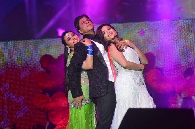 Rani Mukerji, SRK and Madhuri Dixit-Nene perform for Temptation Reloaded 2014 Malaysia (Varinder Chawla) Rani Mukerji, SRK and Madhuri Dixit-Nene perform for Temptation Reloaded 2014 Malaysia (Varinder Chawla)