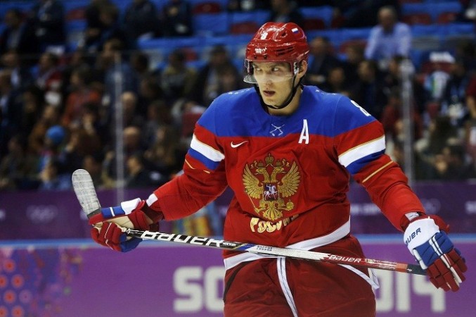 Aelxander Ovechkin during Russia's game against Slovakia in the Sochi 2014 Winter Olympics, 16 February. Reuters Alex Ovechkin Russia