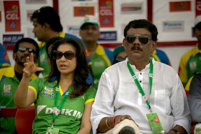 Priyadarshan-Lissy at Semi Final Match Between Kerala Strikers and Bhojpuri Dabanngs